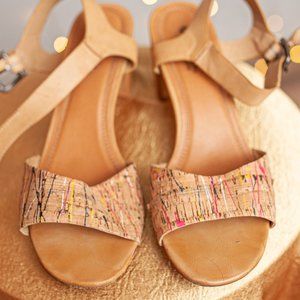 Patrizia by Spring Rock watercolor buckled sandals